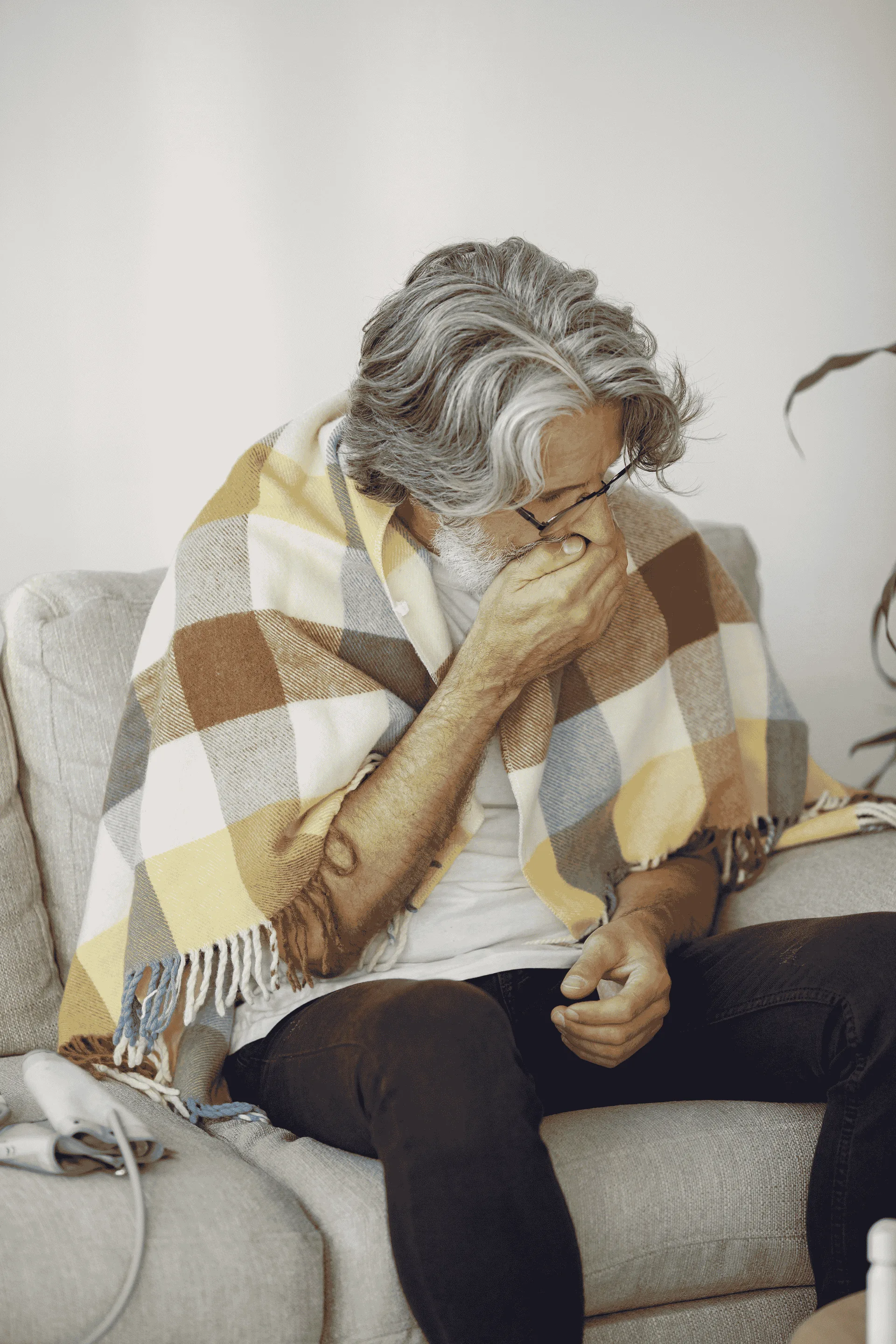 Soft abstract cough and respiratory health visual for CoughRisk.