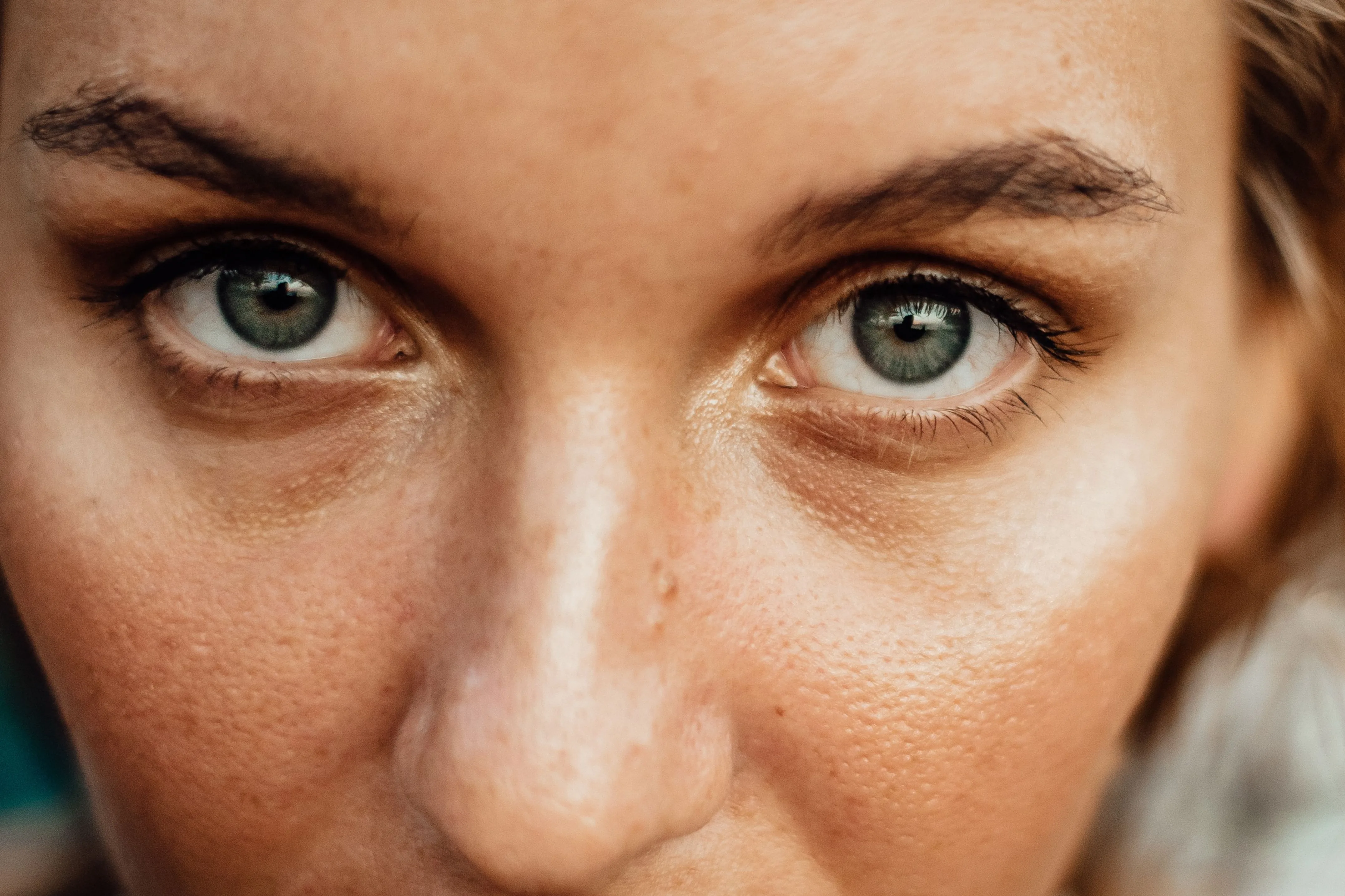 A close-up human gaze representing clarity and attention